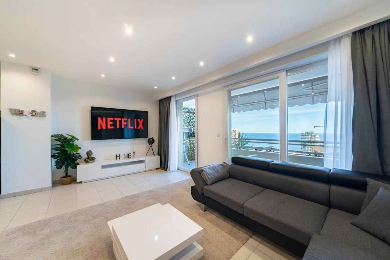 Frontiere Monaco, Terrasse, Vue Mer, Parking - Ab Beausoleil Exterior foto
