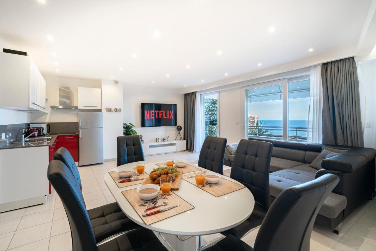 Frontiere Monaco, Terrasse, Vue Mer, Parking - Ab Beausoleil Exterior foto